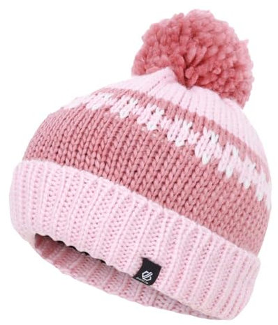 Dare 2b Boffin II Mütze für Mädchen, mit Fleece gefüttert, Bommel