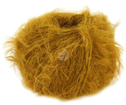 LANA GROSSA Basta| Garn im Fake Fur Look, locker verzwirnt, Franseneffekt& Merinofasern | Handstrickgarn, 50% Schurwolle & 50% Polyamid | 50g Wolle zum Stricken& Häkeln | 100m Garn FB 12