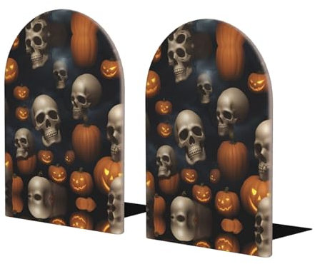 Moderner Halloween-Totenkopf-Organizer für Bücherregal, Couchtisch, Nachttisch, Heimbüro, Bücherregal, Zeitschriften, Regale