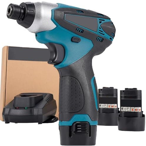 XoTiq Cordless Brushless Driver Drill, Power Tool Set, 12V Cordless Electric Impact Drill 100N.m Mini Drill Power Driver Rechargable Electric Screwdriver Power Tool For Makita Battery