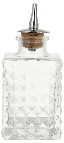 PRETYZOOM Absinthe Karaffe 90 Ml Glas Getränkespender Mit Deckel Würfelstruktur Für Zuhause Und Bar
