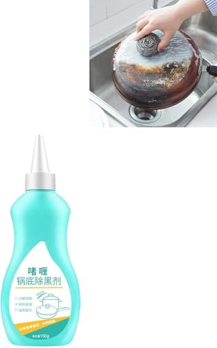 MavChanolia Magischer Gelreiniger für Töpfe und Pfannen, Edelstahlreiniger für Töpfe und Pfannen, Mühelose Reinigung von angebrannten Böden und hartnäckigen Flecken