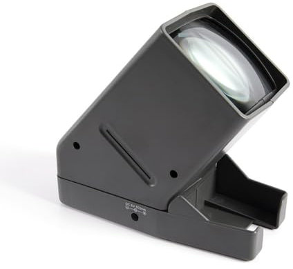 Visionneuse de diapositives et de films 35 mm Grossissement x3 LED Alimenté par USB pour diapositives 35 mm Film positif