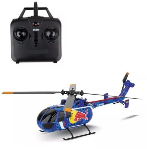 RC Helikopter Carrera Red Bull BO 105 C Scale RC Hubschrauber RTF