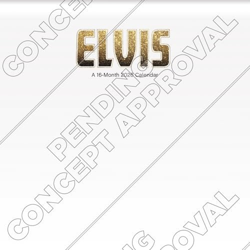 2026 Elvis Presley Mini Wall Calendar