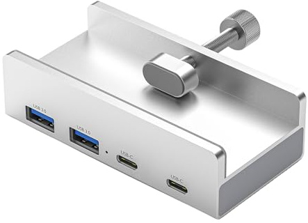 Hrtyvhin 5gbit/s USB/Typ C Konzentrator Klemme USB3.0 Splitteradapterdockstation 4-Port Für Desktop Computer PC Zubehör