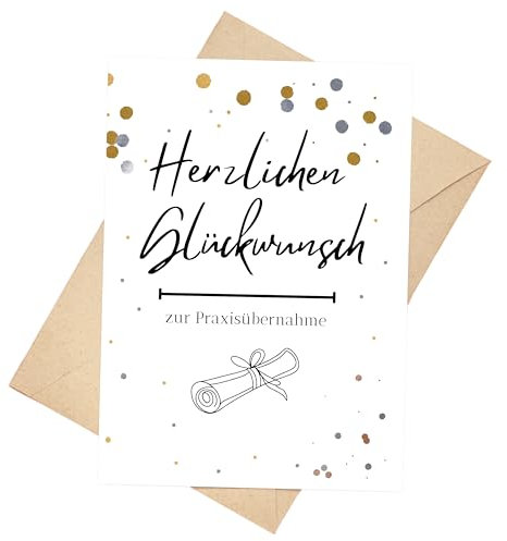Palanemo Glückwunschkarte Praxisübernahme Arzt Glückwunsch Karte
