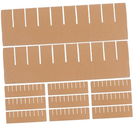 VILLFUL 18stücke Karton Trennwände Für Umzugskartons Braune Wellpappe Box-teiler Zur Sicheren Lagerung Von Glaswaren Geschirr Und Wertvollen Gegenständen Kompakt Und Platzsparend