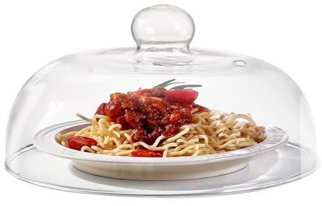 Couvercle en verre borosilicaté haut pour micro-ondes, non toxique sans BPA Splatter Guard