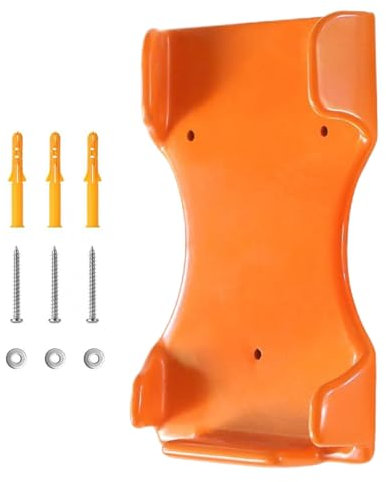 Supporto per ventilatore, supporto da parete, portautensili, telaio in acciaio al carbonio, peso 500 g, supporto di bloccaggio sicuro per ventilatori a zaino, tagliasiepi, garage e capanno da giardino