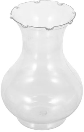 ROMISBABA Plastic Flower Vase Set 6pcs Shatterproof Hydroponic Propagation Vase for Bulb Growing for Wedding and Home Decor