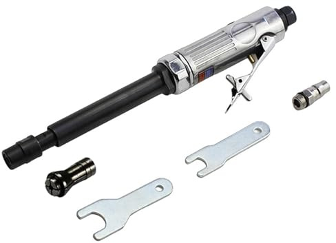 Extra lange Verlängerung, Druckluftschleifer Extra lange Verlängerung 3mm gerader Druckluft-Stabschleifer Hochgeschwindigkeits-Druckluft-Stabschleifwerkzeug
