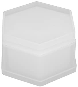 1 Stück Schmuckschatulle Silikonformen sechseckige Form DIY Handwerk Schmuck Ohrringe Schlüssel Aufbewahrungsbox