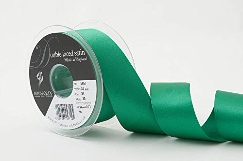 Berisfords Double FACE Poly Satin Ribbon, Bottle, 35 mm
