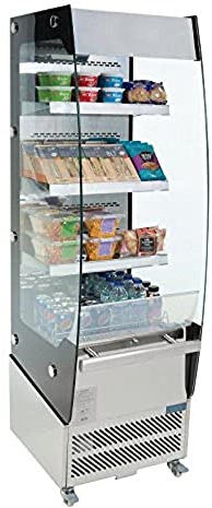 Polar CD239 G-Series 1.3kW Multideck Cold Chiller Storage Display Fridge | Stainless Steel | 1742(H) x 494(W) x 674(D)mm