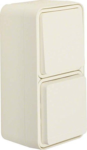 Berker Kombination Wechselsch. 47803512 KD W.1 pw W.1 Schalter-/Steckdosenkombination 4011334404446