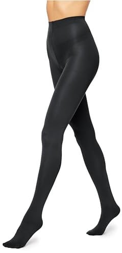 Antie Medias Panty en Microfibra Lencería Sexy Mujer 100 DEN(Negro, M (Talla Fabricante: 3))