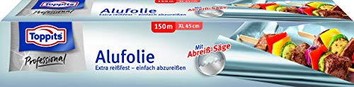 Toppits Alufolie 150 m extrabreit, 1er Pack (1 x 1 Stück)
