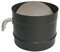 Chimney 69006 Dura-Vent DuraBlack 6 in. Dia Ofenrohr Adapter mit D-mpfer Abschnitt