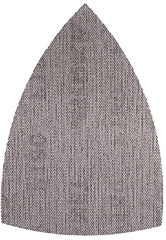 MIRKA Abranet Disques abrasifs filet-delta pour ponceuses triangulaires 100x152x152 mm autoagrippant - Grain P80-10 pcs - pour poncer le bois, le mastic, la peinture, le plastique - AE219F1080
