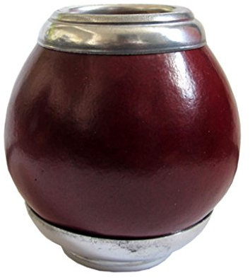 Mate natural con base y boquilla de metal