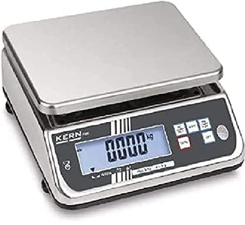 KERN FXN 3K-3M FXN-N Tischwaage, Ablesbarkeit 3N, Messbereich 1N