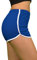 Urban Look Damen Delphin Running Workout Yoga Fitness Shorts, dunkelblau, Groß