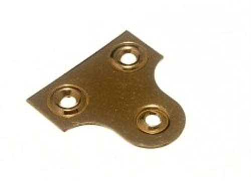Picture Mirror Brass Glass Plate Hanging Brackets 25mm Or 32mm, 25mm - 10 Pack