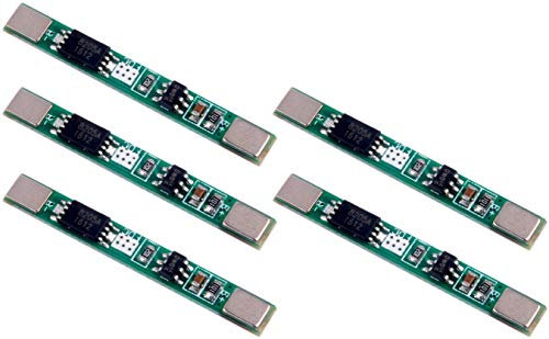 5pcs 1S 3.7V 3A li-ion BMS PCM Battery Protection Board 18650 Lithium Battery