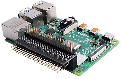 GeeekPi Micro Connectors Raspberry Pi 40-pin GPIO 1 to 2 Expansion Board 2 x 20-pin Strip Dual Male Header Double Row Straight GPIO Connector Pin Header Kompatibel mit Raspberry Pi