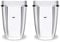 Taza de 18 oz para Nutribullet 600W/900w piezas de recambio mezclador de licuadora (paquete de 2)