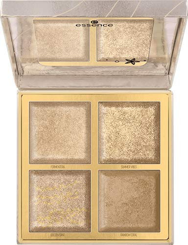 essence Tansation Shine Like A Sea Star Highlighting & Bronzing Palette, Nr. 020 Golden Sunset, mehrfarbig, 4 Farben (12g)