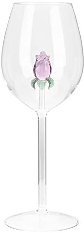 Cabilock 1pezzi Calice in Cristallo Elegante Per Vino Rosso Bicchiere Classico Semplice Da Usare Casa Feste