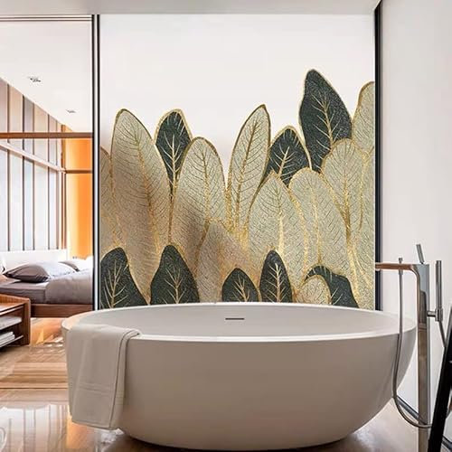 Lumanduo Fenstersichtschutzfolie, Klebefolie, Folie für Glastüren, personalisierbare Glasfolien, mattierte Aufkleber, Türaufkleber, Heimdekoration (80 x 200 cm)