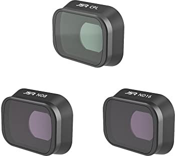Palumma Kit de filtre d'objectif Mini 3 Pro, kit de filtre ND polarisant, kit de filtre d'objectif CPL ND8 ND16 réglable pour drone DJI Mini 3 Pro (3 pièces)