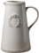 Didiseaon Pichet en Céramique avec Poignée Vase Décoratif Vintage Ferme Vase À Fleur en Céramique Arrangement De Fleurs pour La Maison Table De Dîner Blanc
