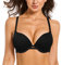 Rasback Women's Push UP Bra Add 2 Cup Sizes Super Deep V Plunge Padded Bra Comfort Support Underwire Back Smoothing Bras, Black, 40B