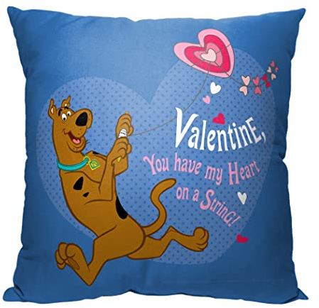 Northwest Warner Bros. Scooby-Doo Pillow, 45,7 x 45,7 cm, Heart On A String Sammlerfigur Erwachsene & Kinder