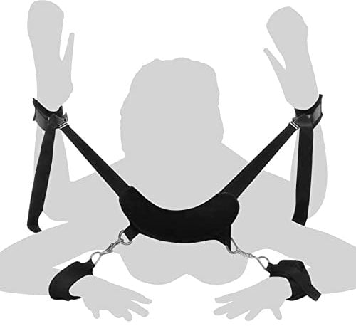 BDSM Sex Bondage Fesseln Sex Spielzeug für Paar,Bondage Set Fessel Set mit Handschellen Fußfesseln Sex Toys für Bett