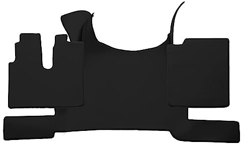 F-CORE Volle Deckung Fußmatten LKW für Man TGX 03.21- Ohne Bodenbremse SCHWARZ