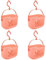 Cabilock 4 Stück Badezimmer-handkorb Badezimmer- -Organizer Shampoo-Conditioner-Korb Duschaufhängung Aus Badeorganisator Schrank Hängender Obstkorb Küchenregal Plastik An Der Tür Ei