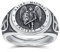 Erzengel Michael Ring 925 Sterling Silber Heiliger Michael Ring Krieger Beschütze uns Amulett Ring Schmuck Geschenk für Männer Frauen