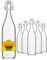 Glasflasche 1L Glasflaschen zum befüllen Einmachgläser Bügelverschluss leere Flaschen zum befüllen Bügelflaschen Schnapsflaschen Glass bottle Likörflaschen Saftflaschen