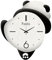 Fenteer Panda Decor Stille Wanduhr, dekorative Uhr, Hausdekoration, schwingende Beine hin und her, bezaubernd für die Küche, vielseitig einsetzbar, 30cmx25cm