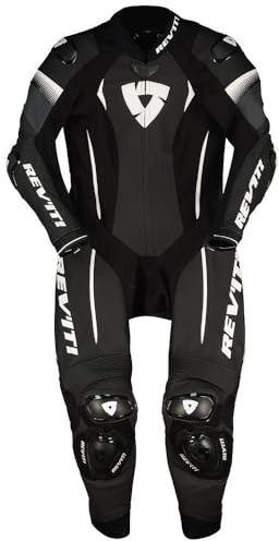 Revit Xena 4 Damen 1-Teiler Motorrad Lederkombi, schwarz/weiß, 36