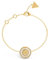 Guess Stylish Armreif, vergoldet, Armband JUBB02257JWYG, Maße: 17-21 cm, L sGU2476-21 Marke, Estándar, Nicht-Edelmetall, Kein Edelstein