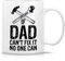 Kaffeebecher Wenn Papa Es Nicht Reparieren Kann, Kann Es Niemand Bürotasse Retro Keramik-Tasse Unisex Kaffeetasse Für Freunde Familie Geschenk 330Ml