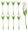 PRAOFRT 8 pièces Porte-serviettes en feuille, porte-serviettes avec anneau de serviette, porte-serviettes avec fleurs origami, porte-serviettes en forme de fleur, convient pour restaurant, banquet