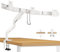 Ergounion Triple Monitor Mount with Crossbar Handle- Adjustable 3 Monitor Desk Mount, Triple Monitor Stand VESA 75x75/100x100, Monitor Arm for 3 Monitors - White