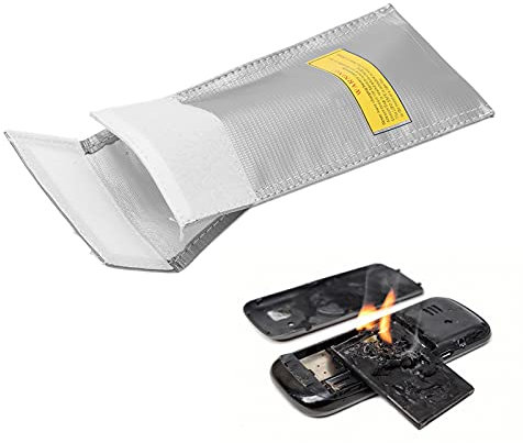 Explosion Proof Bag, Lithium Battery Safety Bag, Fireproof and Explosion Proof Bag for Various Airplane Model Battery, Lithium Battery